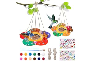 DKDXID 2pcs Kit Casa Pajaros Diy Kit Casa Pajaros para Pintar Bricolaje Madera Niños Casa Pajaros Manualidades Casita para Pajaros Manualidades Juguetes Pintura para Niños Arts and Crafts for Kids