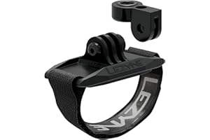 LEZYNE Supporto LED per casco da bicicletta, ottimale guida notturna, registrazione, facile da installare, versatile, durevole