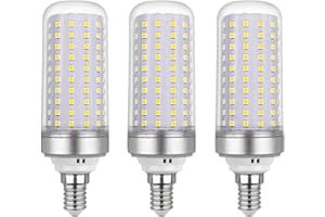 SCNNC Bombillas LED Maíz E14 20W, CA175-265 V, 2200lm Blanco Frío 6000K, No Regulable, 200W Bombilla Halógena Equivalente, Bombilla LED para Candelabros, Luces de Techo, Paquete de 3