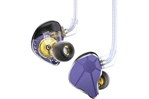 EZ EAR Monitor intrauditivo CCZ BC04 Auriculares HiFi DD&BA Controlador dinámico Detalles ricos Auriculares intraurales con cable IEM Deep Bass con cable desmontable de 2 pines para teléfono, PC,