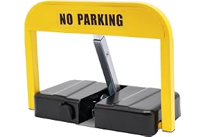 Parkeringsspärr, elektroniskt bilparkeringslås med 2 fjärrkontroller, 2 nycklar, IP67, vikbar fjärrkontroll, parkeringsspärr