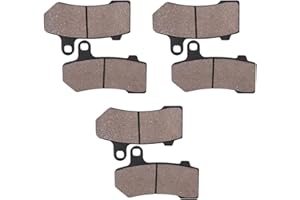 Cyleto Plaquettes de frein avant et arrière pour Harley Davidson Touring FLHTC Electra Glide Classic 2008-2012 / FLHTCU Ultra Classic Electra Glide 2008-2017