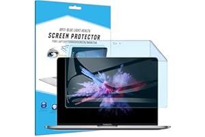 FiiMoo (2 Pack Anti Bluelight Protector de Pantalla Compatible con MacBook Pro 15 Inch (2016-2019), Filtro Anti Deslumbrante Protección para Los Ojos Protector de Pantalla para MacBook Pro 15"