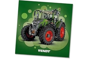 DH-KONZEPT 20 Servietten * FENDT TRAKTOR * für Kinderparty und Kindergeburtstag | Trecker Bauernhof Landwirtschaft Mähdrescher Papierservietten Napkins Kinder Party Set