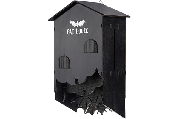 F Fityle Boîte de Chauves-Souris en Bois en Bois à Trois Chambres, Professionnelle, Robuste, abri Suspendu pour Jardin Jardin Jardin et percheur extérieur