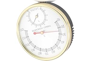 FTVOGUE Metalowa tarcza, sauna, termometry, zewnętrzne, termometr, higrometr, higrometr wewnętrzny, termometr pogodowy