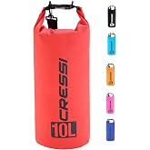 Zaino Stagno Cressi Octopus Dry Backpack - 30 Litri, PVC, Impermeabile, Multiuso Per Sport Acquatici