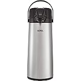 Thermos 184625 Lever Action Pump Pot, 2.5 L Black