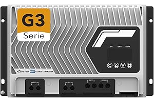 SOLARV EPEVER MPPT Charge Controller 60A 200V Solar Charge Controller 12V/24/36/48V Auto Work (Tracer6420AN, 60A)