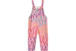 Mud Kingdom Boys Girls Overalls with Front Pocket Button Down Dungarees Adjustable Straps Jumpsuit