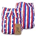 iZiv(TM) Newborn Organic Infant Waterproof/Adjustable/Reusable/Washable Pocket Cloth Diaper Fit Babies 0-3 Years(Stripe)