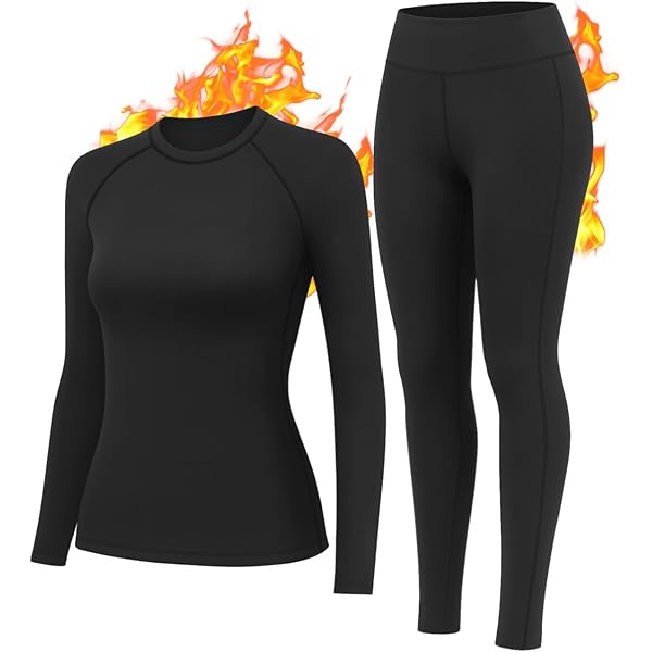 Haut thermique Lapasa noir L41 poids moyen manches longues couche de
