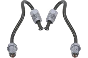 BOROCO Brake Hose, 2PCS Rear Brake Line Left and Right 1K0611763E 1K0611763F Replacement for A3 Convertible