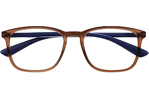 OPULIZE Max okulary do czytania - klasyczna duża prostokątna oprawka - mężczyźni kobiety unisex - R78