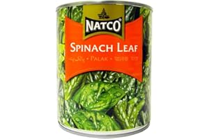 Natco - Feuilles d'épinard - lot de 2 boîtes de 765 g