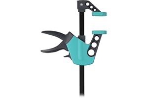 wolfcraft Morsetto a una mano EASY, 150 mm I 3020000 I Per serrare in maniera rapida e senza fatica - ideale per i progetti fai-da-te
