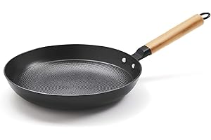 Qulinart by Brandt, Poêle en Fonte Ultra légère avec Couche Anti-adhésive en nid d’Abeille, Poele de 28 cm, Tous Feux dont Induction, Sans PFOA, chauffe de manière homogène et rapide