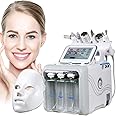 JJ.Yoma Hydrogen Oxygen Facial Machine, 7 in 1 Multifunctional Vacuum Face Cleaning Hydro Water Oxygen Jet Peel Machine Hydro-Dermabrasion Facial Sprayer