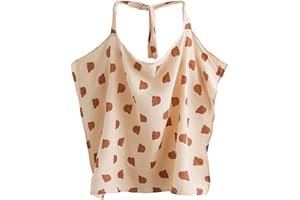 SZJIAHTM Mother Baby Adjustable Cotton Nursing Cover for Breastfeeding Protection, Nursing Poncho Boned Scarf Multi Use Car Seat Stroller Cover Breastfeeding Shawl for Outdoor