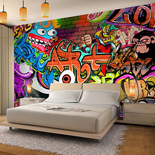 Fototapete Graffiti 352 x 250 cm – Vliestapete – Wandtapete – Vlies Phototapete – Wand – Wandbilder XXL – !!! 100% MADE IN GERMANY !!! Runa Tapete 9068011a - 3