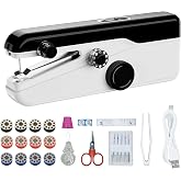 LetCart Portable Electric Sewing Machine, Mini Manual Sewing Machine for Beginners, with Sewing Kit, Easy to Use, Suitable fo