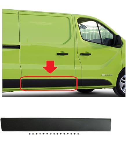 Bande Protection Aile Panneau Moulure Latérale Droit Pour Renault Trafic, Opel Vivaro, Nissan Primastar 2001-2013 Pièce Carrosserie Trafic Vivaro