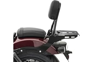 CRAFTRIDE Sissy Bar CL3 Compatible avec Honda Rebel 1100 2021 Porte Bagages Noir