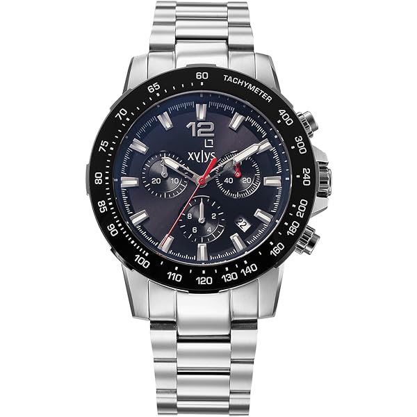 Xylys Parkour Velocita Swiss Chronograph with Date Black Dial