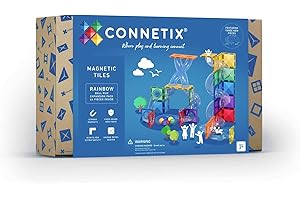 CONNETIX Arcobaleno Confezione Ball Run, 66 Pezzi
