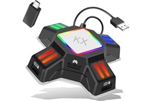 SEHAWEI Mouse Keyboard Converter, Portable Game Controller Adapter for USB 2.0 Keyboard Mouse Adapter Compatible with PS4/Xbox One/N-Switch/PS3