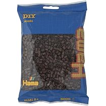 HAMA Perles à repasser Bio midi, sachet, nougat - Création perle et HAMA Perles à repasser Bio midi, sachet, nougat - Création perle et