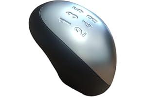 CAR PASSION Pełna gałka zmiany biegów kompatybilna z Lancia Ypsilon (843) od 2003 do 2011 i Musa 2007-2011 5-biegowa strzykawka rewers wymienny uchwyt soczewki