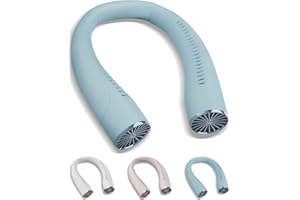 KENSUKA Ventilatore da Collo NF3, 4000mAh USB Ventilatore Collo Ricaricabile con 3 Velocità Regolabili, 180° Regolabile - Ideale per Sport, Pendolarismo & Viaggio