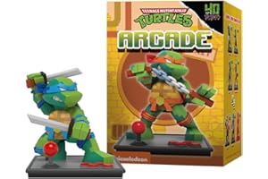 Mighty Jaxx Arcade: Wojownicze Żółwie Ninja | Ślepe Pudełko Zabawkowe Figurki Kolekcjonerskie | Jedno opakowanie - Zawiera jedną losową figurkę