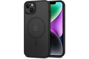 CACOE Magnetyczne etui iPhone 13/14 6,1, kompatybilne z MagSafe, magnetyczne etui na telefon samochodowy, odporne na odciski palców, cienkie, odporne na wstrząsy etui ochronne TPU