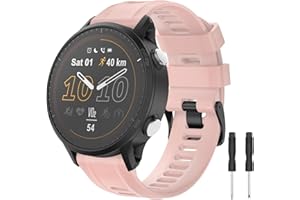 MYSNBKN Bracelet de montre pour Garmin Forerunner 955/Forerunner 945/Forerunner 935, bracelet de montre sport en silicone 22 mm pour Fenix 5/Fenix 5 Plus/Quatix 5