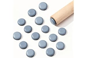 25 st teflon möbelglid självhäftande, 20 mm PTFE glid för tunga möbler, glid till stolsben i plast för stolar och skåp, för matta laminat parkett kakel, rund