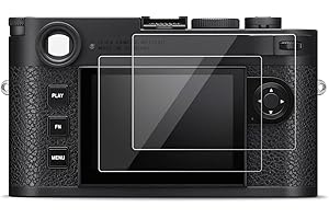 kinokoo Displayschutzfolie kompatibel mit Leica M11/M11-P Kamera, 0,25 mm 9H Härtegrad M11/M11-P Panzerglasfolie – blasenfrei/kratzfest (2 Stück)