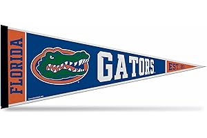 Rico Industries NCAA Florida Gators Exclusive 12" x 30" Soft Felt Pennant - EZ to Hang - Home Décor (Game Room, Man Cave, Bed Room)