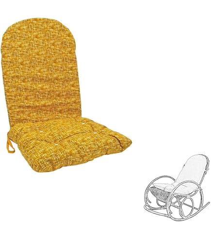Cuscino Per Sdraio 50x130 Cm - Tessuto Cotone, Antiscivolo, Con Lacci, Per Giardino, Spiaggia, Patio