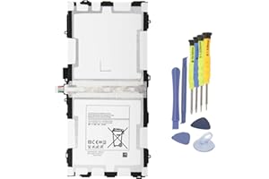 K KYUER 7900mAh EB-BT800FBE Tablet Batería para Samsung Galaxy Tab S 10.5 SM-T800 T801 T805 T805C T805W T805Y T805M T807 T807A T807P T807V T807T(3G,4G/LTE&WiFi) EB-BT800FBU BT800FBC BT800FBJ with Tool