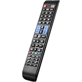 New Replacement Remote Control AA59-00582A AA59-00638A Suitable for All Samsung 3D LCD LED Smart TVs - No Installation Required T