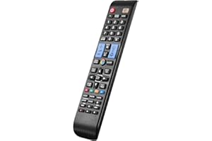 PTHTECHUS Nuovo Telecomando Sostitutivo TV Telecomando per tutte le SAMSUNG Smart TV LED LCD 3D - Nessuna Configurazione Richiesta TV Telecomando Universale AA59-00582A BN59-01198Q