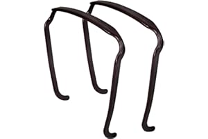 Qufiiry Curly Hair Headbands, 2 Pcs Sunglasses Headband, Brown Square Headband, Unisex Hairstyle Fixing Tool for Curly Thick Hair