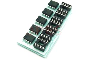 POPESQ Just-Honest - 5 Pezzi/Pcs. x LM 358 con/with DIP8 Zoccolo/Socket Amplificatore operazionale Op Amp #A170