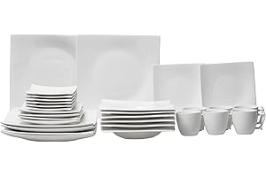 Maxwell & Williams RP00930 Motion zestaw do kawy – 12-częściowy zestaw naczyń 30 sztuk w pudełku upominkowym, porcelana