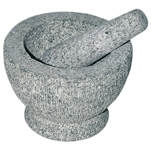 culinario riesen Granit Mörser mit Stößel, Gewürzmörser mit Schlegel
