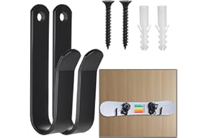 GGXZHT Support Mural pour Snowboard, Support Mural pour Ski, Support Horizontal pour Snowboard, Mural Conception Cintre Rangement pour Planches Ski pour la Maison et Le Garage