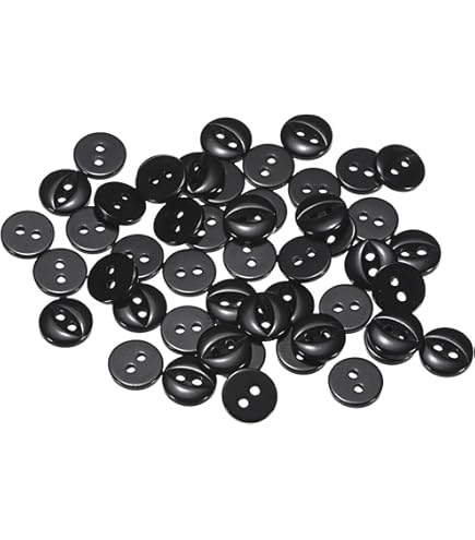 Lot De 50 Mini Boutons De 3 Mm Et 4 Mm Pour Scrapbooking, Décoration, Couture, Vêtements De Poupées, Trous Ronds Pour Fabrication De Cartes Et Scrapbooking (4 Mm, Rouge