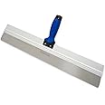REFINA Skimming Spatula for Plasters, Renders, & Compounds - 24" (600mm) Plastering Spatula w/ 0.5mm Stainless Steel Skimming Blade & Ergonomic ‘T’ Handle - Levelling & Plastering Tools